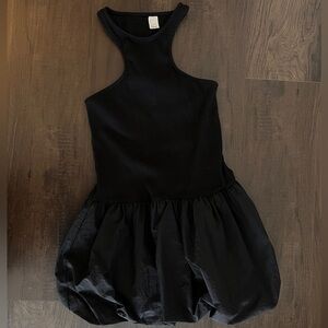 Black bubble dress